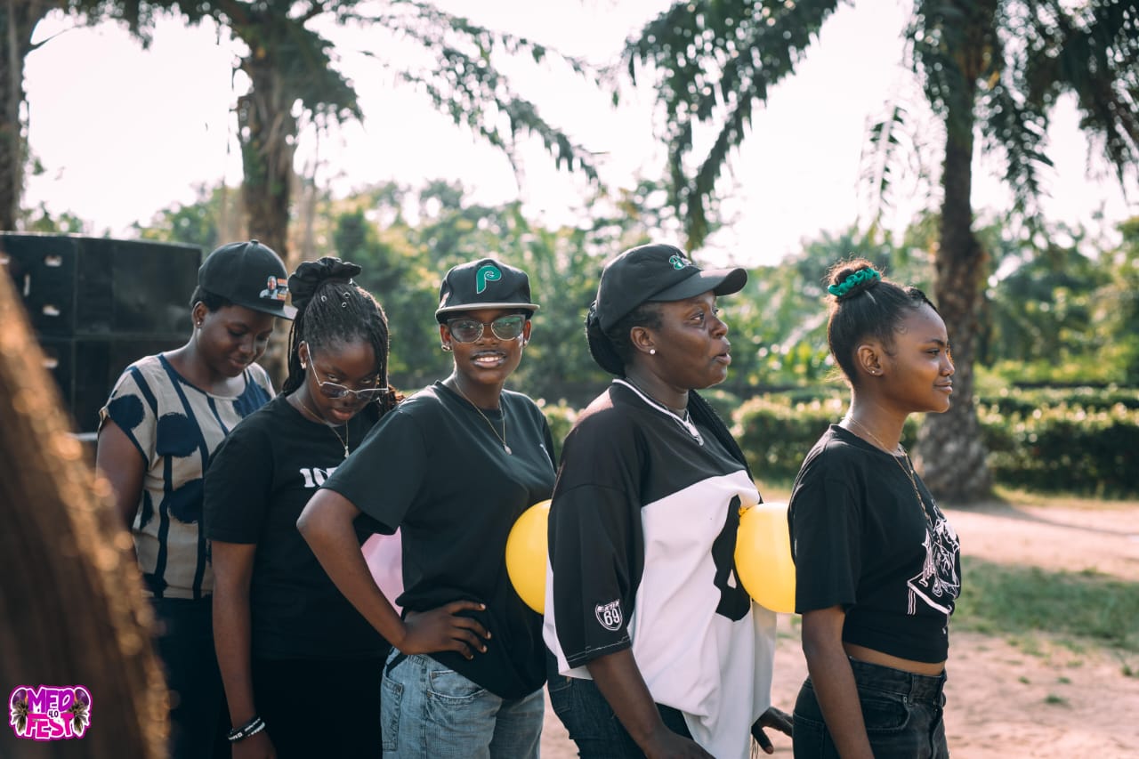 A crew in matching MedFest tees